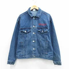 L/古着 長袖 ジージャン メンズ 90年代 90s ターゲット 紺 デニム 26mar09