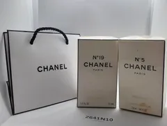 未開封【2641N10】袋付き シャネル CHANEL N°19 N°5 香水 7.5ml 2箱セット