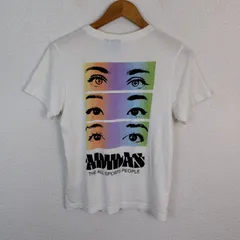 adidas Originals アディダスオリジナルス Tシャツ アートプリント ホワイト Mサイズ レディース 古着 ストリート スポーツMIX