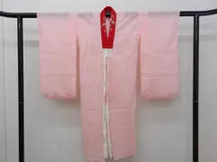 P42239　七五三　メリンス　襦袢　刺繍半衿付き　ｃ
