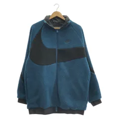 【中古】NIKE リバーシブル スウッシュ フルジップ ジャケット S AJ2701-474 ブルー ナイキ[10]