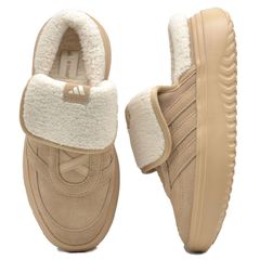 adidas アディダス グランドコート ミュール ボア サンダル 24.5cm