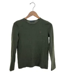 RALPH LAUREN ラルフローレン 長袖ニット サイズ:M ウール100％    カーキ レディース / 241004012684