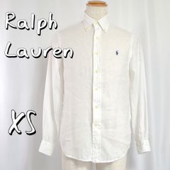 極美品】Ralph Laurenラルフローレン 近年モデル 胸ポニー刺繍 麻100