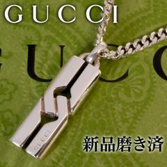 正規品】GUCCI グッチ SV925 プレートネックレス 廃盤 - メルカリ