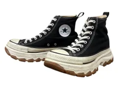 CONVERSE (コンバース) スニーカー  厚底 TREKWAVE HIGH 1SD662 26.5cm US8 ブラック メンズ/078