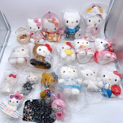 【まとめ売り】ハローキティ キティちゃん ぬいぐるみ 他 レトログッズ 15点セット