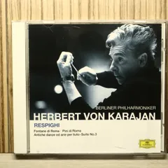 中古CD★カラヤン/Karajan■ レスピーギ：交響詩《ローマの噴水》 他 【HVK1054/+++++++P70841】P70841のサムネイル