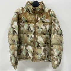 07w1522★ THE NORTH FACE ザノースフェイス ノベルティショートヌプシジャケット ダウン レディース Lサイズ アーモンド NDW92336【中古品】