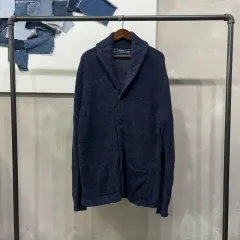 (110) ポロ ラルフローレン カジュアル クラシック ショールカラー ニット カーディガン