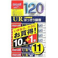 M76 maxell UR 120カセットテープパック まとめ売り - メルカリ