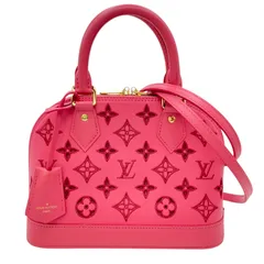 ルイ・ヴィトン LOUIS VUITTON アルマBB M22878 ピンク ブロデリーアングレーズ レディース ショルダーバッグ