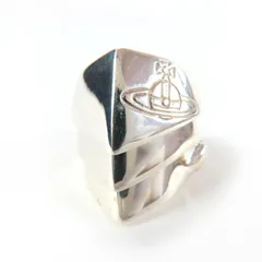 極美品☆Vivienne Westwood ヴィヴィアンウエストウッド 925 オーブ ナックルダスター アーマー 3連 リング・指輪 シルバー S （JP11号相当） 保存袋付き 重量12.97g レディース