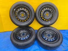 スチールホイール(鉄チン)&新品夏タイヤ155/65R13 - メルカリ