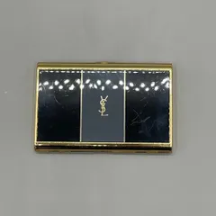 美品　Yves Saint Laurent イヴサンローラン　名刺入れ　カードケース　シガレットケース　ロゴ　ゴールド　バイカラー　黒　グレーのサムネイル