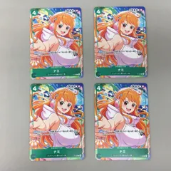 ワンピースカードゲーム 4枚まとめセット ナミ P-102 Bashikou 美品 2602LBR048