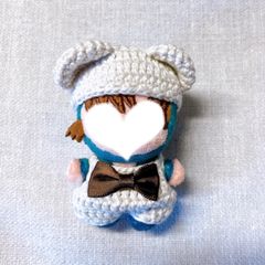 10〜14cm おすわり着ぐるみ ねこ ぬい服 ぬいぐるみ - メルカリ