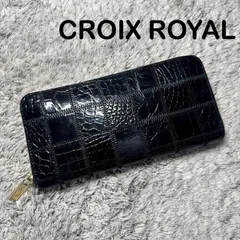 CROIX ROYAL クロワロワイヤル 長財布 本革 レザー ブラックのサムネイル