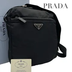 【価格交渉/質問大歓迎♪】【極美品】プラダ　ナイロン　ショルダーバッグ　三角ロゴ　スクエア型　5801
