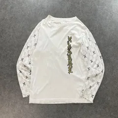 XLARGE L/S T-Shirt エクストララージ 長袖Tシャツ ロンT クルーネック 袖ロゴ ホワイト 白 メンズ