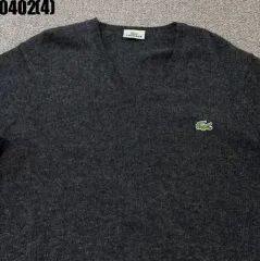LACOSTE ラコステ Vネックニット グレー 100 | 0402 4