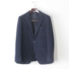 美品】マッキントッシュ 杢カラミ織り サマージャケット アンコン 紺