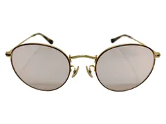 Ray-Ban (レイバン) ROUND METAL OPTICS サングラス RB3447V 2500 50-21 ゴールド メンズ/036