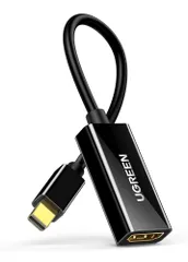 UGREEN Mini Displayport to HDMI 変換アダプター Thunderbolt to HDMI 変換 1080P フルHD 3D 金メッキ端子 Macbook、Macbook Pro、Macbook Air、iMac、Mac Mini