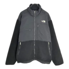 THE NORTH FACE ノースフェイス Denali デナリ フリースジャケット アウトドア ブラック(メンズ XL)中古 古着 V6851