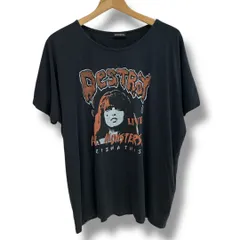 HYSTERICS ヒステリックス カットソー 02182CT02 Tシャツ パンク ロック バンT コラボ ヴィンテージ感 背面アイレットストラップ 日本製 ブラック 黒 フリーサイズ レディース 夏 ゴーゴー古着セントラルパーク名古屋店No.2021のサムネイル