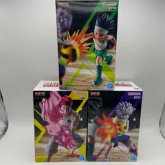 HUNTER×HUNTER　ハンター×ハンター　３点セット　ゴン　キルア　ヒソカ　G.I.編　プライズ　フィギュア　バンダイ　バンダイナムコ　バンプレスト　（ME28-3989）