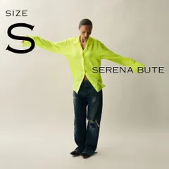 Serena Bute Londonセリーナ・ビュート 英国製 ネオンイエロー オーバーサイズシャツ Neon Yellow Oversized Shirt S(JPN M) 蛍光イエロー 【古着】【中古】【送料無料】のサムネイル