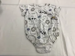 【60㎝】動物柄半袖ロンパース