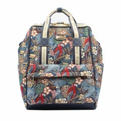 超美品】FLAPPER ゴブラン織り 花柄 バックパック リュック - メルカリ