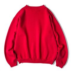 00s Eddie Bauer モックネック ライン入り コットン ニット セーター L