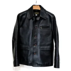 【楠本質店/元住吉】オルゲイユ　ORGUEIL　カーコート　Car Coat　Horse Leather　レザージャケット　OR-4035　サイズ：38　ステュディオダルチザン【中古】のサムネイル