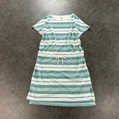 HELLY HANSEN ヘリーハンセン パイル地 ワンピース ボーダー ウエストギャザー レディース WM HW31849