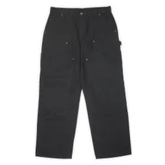 カーハート Carhartt 海外限定モデル アメリカ規格 新品 ダブルニー ダックペインターパンツ BN0136-M MADE IN USA WIP 定番 古着 メンズ ズボン・パンツ ブラック BLK 黒 W34 L30【中古】