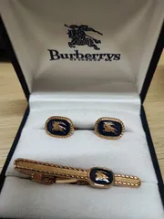 【未使用】Burberrys カフスボタン ネクタイピン セット ゴールド