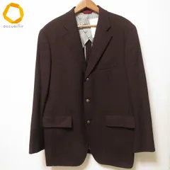 #anc スタンリーブラッカー stanley blacker シングルジャケット XL 茶 S3B 背抜き 日本製 メンズ [997247]のサムネイル