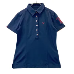 サイズ：M CALLAWAY キャロウェイ  ポロシャツ  ネイビー系 [240001150634] ゴルフウェア レディース ストスト