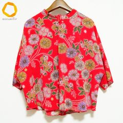 JUNIOR GAULTIER ヴィンテージ 花柄シャツ 日本製 アロハブラウス 