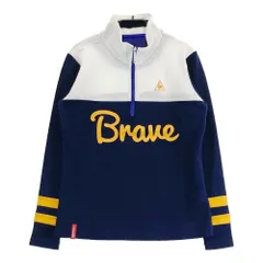 サイズ：M LE COQ GOLF ルコックゴルフ  長袖ハーフジップTシャツ  ネイビー系 [240001217725] ゴルフウェア レディース ストスト