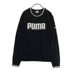 サイズ：L PUMA GOLF プーマゴルフ  ニットセーター ロゴ  ブラック系 [240101428922] ゴルフウェア メンズ ストスト