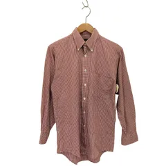 ランズエンド LANDS END 90s USA製 ギンガムチェック ボタンダウンシャツ メンズ 表記無 
