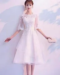 送料無料 未使用 発表会 舞台衣装 パーティ フォ－マル 女優 ドレス 11号 L (OPN2575）