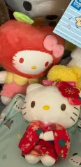 (タグ付き) Sanrio サンリオ 着物 hello kitty(ハローキティ) ぬいぐるみ キーホルダー