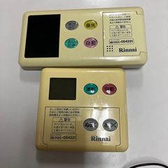 ノーリツ 給湯器 RC-6001SとRC-6001M 浴室と台所リモコンセット 中古 