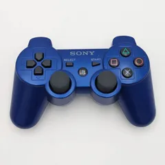 PS3 DUALSHOCK3 コントローラー CECHZC2J メタリックブルー 純正 ワイヤレス ジャンク 動作不良