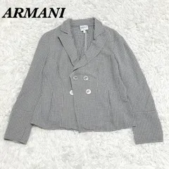 【美品】ARMANI COLLEZIONI ジャケット IT46 グレーのサムネイル